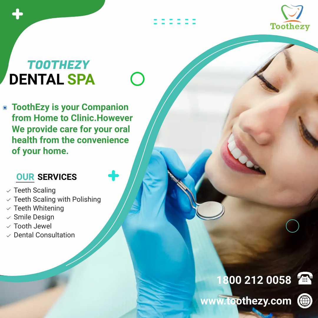 Toothezy's tweet photo. A Toothezy Dental Spa, we offer a new definition of what dental treatment is! What it can truly be.
Consult with the dentists of Toothezy Call Us :1800 212 0058 or Visit: https://t.co/IDyT53hnXz
#Teethwhitening #toothjewelry #dentalspa #dentaltreatments  #dentalpolish #oralhealth https://t.co/hH62VYJmLf