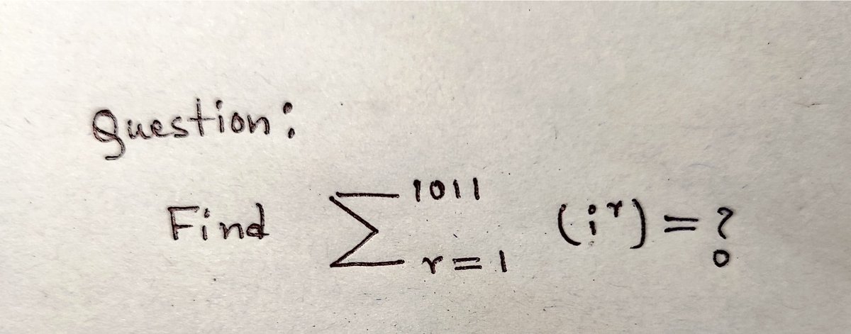 pabhayofficial's tweet image. I think this is very mediocre question ...
.
#complexnumber 
#mathematics 
#engineer