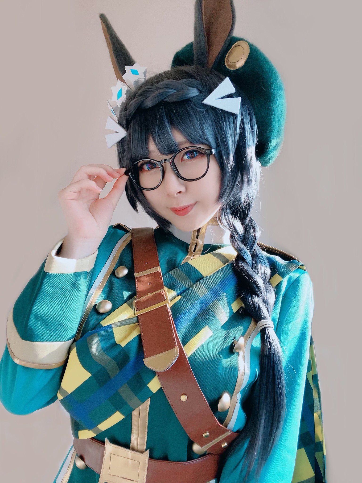 ウマ娘ゼンノロブロイコスプレウィッグ付き