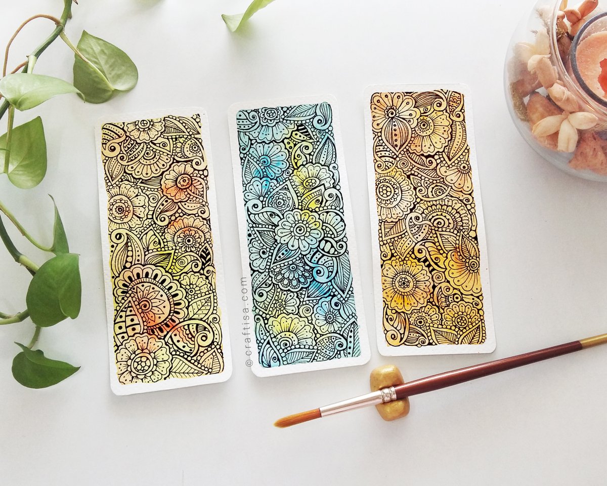 craftisa_dotcom's tweet photo. Doodle Bookmarks ❤️

Click here to watch: https://t.co/enaS7uviBt
.
You can order Mandala Practice Sheets from my website https://t.co/WYUS7Dup6q 😊
.
#craftisaart #bookmarks #bookmarksofinstagram #uniquemandalafeat #mandala_expert #doodleart #doodlepattern #doodleflowers https://t.co/qJCEI8umiv
