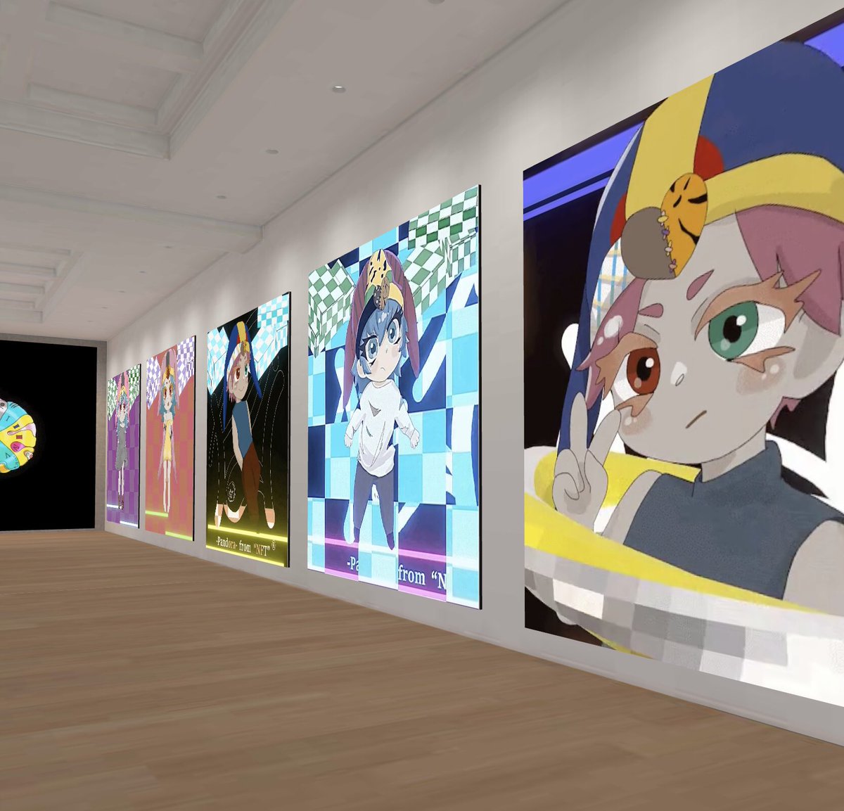 pandora_ArtLove's tweet photo. 「Pandora &amp;怪傑Z(さん)コラボ展示会👀」を開催致します‼️

NFTの展示会場と言えば…そう怪傑Zさん　@CryptoKaiketsuZ の #oncyber  ですよね⁉️🤩
そんな由緒ある会場を丸ごと貸し切っちゃいました🤣
その名も「Pandora’s Box」🎁
気に入った作品はお迎えしちゃって下さい🥰

https://t.co/dCiVduDTvG https://t.co/arvWHW8V0u