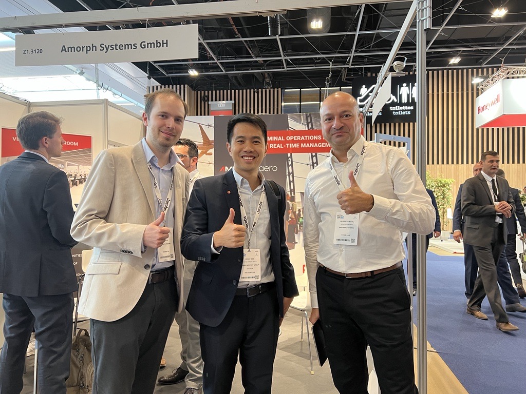 We are so glad to meet in person, our beloved customer from Changi!! This is the first time after 2 years of a successful remote project!
Thanks, <a href="/PTExpo/">Passenger Terminal Expo & Conference</a>  to make this happen! 

#changiairport #amorphsystems #PTEParis #lidar #customer #success #project