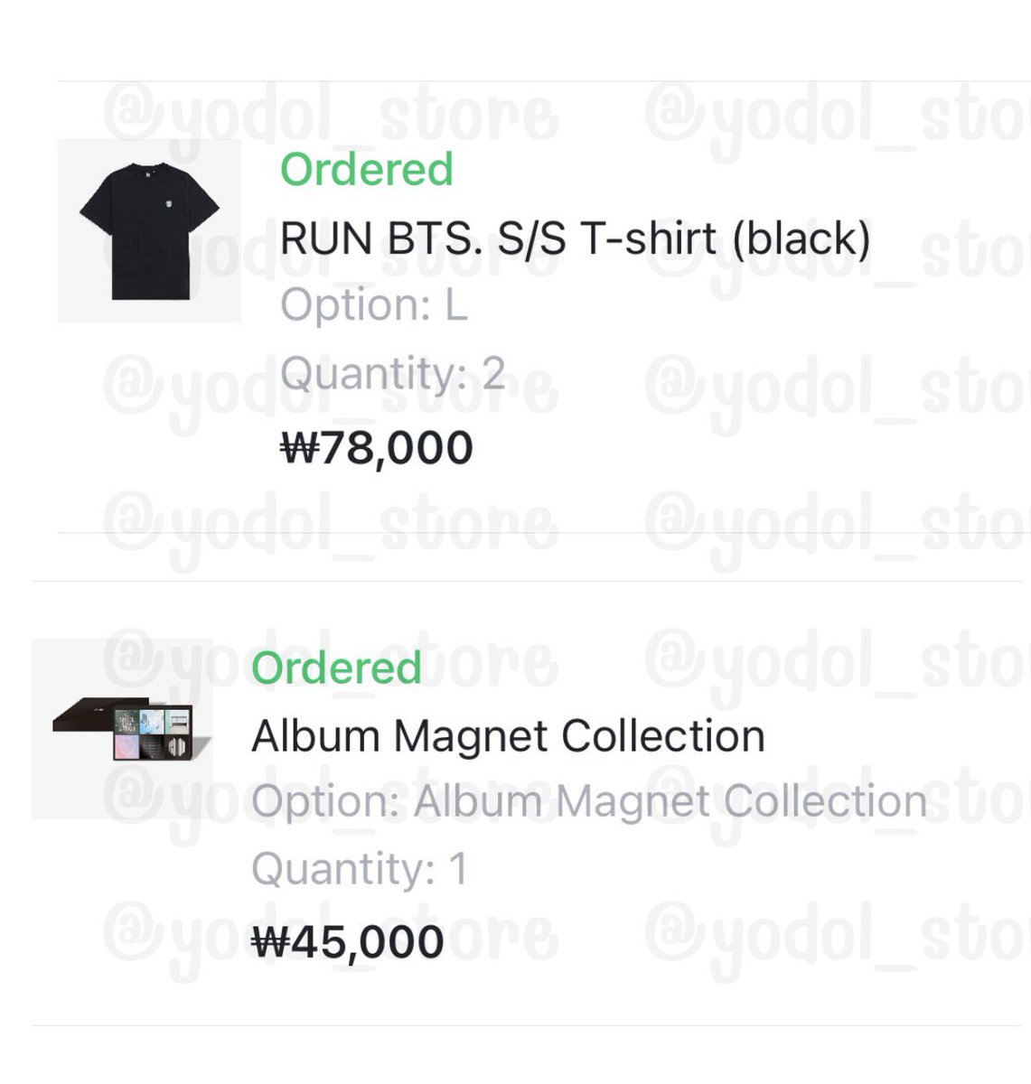 yodol_store's tweet photo. 📍เสื้อ RUN BTS ไซส์ L ✅ว่าง 2
📍Album Magnet ✅ว่าง 1
👉สั่งซื้อทาง DM หรือลิ้งค์ในโพสที่ปักหมุดได้เลยครับ 🥰🙏 #ตลาดนัดบังทัน #ตลาดนัดรถไฟฟ้าบังทัน #ตลาดนัดรถไฟBTS #ตลาดนัดBTS #proofmerch https://t.co/QGiknOdzJQ