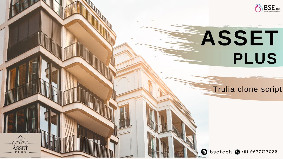 BSEtech's tweet image. bsetec.com/trulia-clone/

#Assetplusapp #Propertylistingscript #realestatephpscript #realestatewebsiteclone #Truliaclonescript #Zillowclonescript
