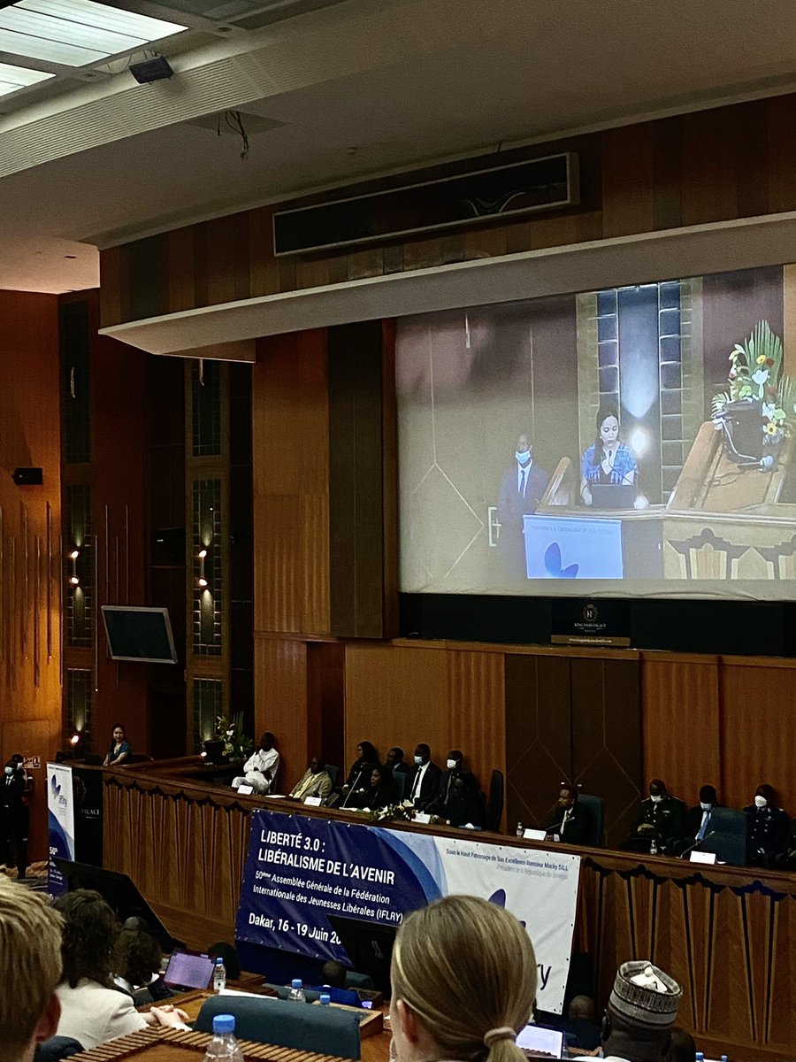 Warm welcome for <a href="/Kawtar_Mawas/">Kawtar Mawas</a>, newly elected Africa Liberal Youth for Freedom President! “We need to advance our liberal principles, and solutions must come from us as young people”