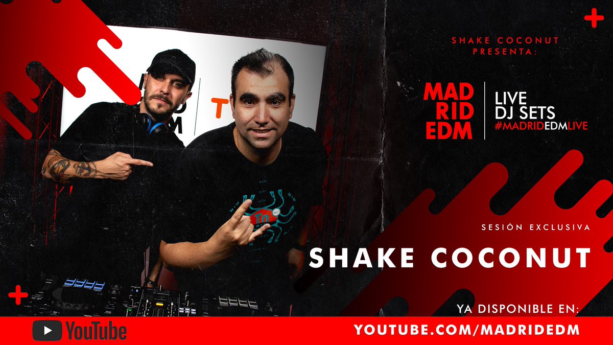 MadridEDM's tweet photo. 🔴 NUEVO VÍDEO 🔴

Turno de @ShakeCoconutDjs en #MadridEDMlive para calentar motores antes de su actuación en @ASummerStoryOfi 

¡A disfrutarla!

👉 https://t.co/IEyv42NtK0 https://t.co/Y86y4P7Tsf