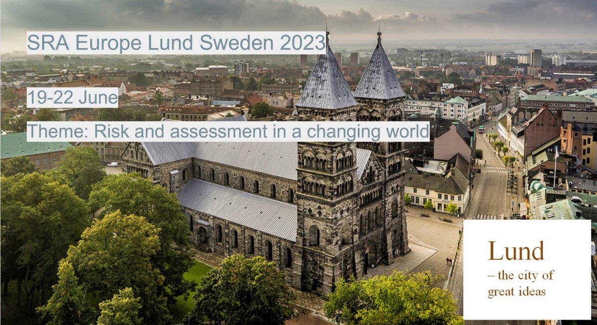 SRAEurope (@sraeurope) on Twitter photo We had 4 days of much inspiring presentations, discussions, networking & socializing during the #SRAE2022. We look forward to more of this and to see you in person at the #SRAE2023 annual conference in Lund, Sweden, 19-22 June. Join us there! #riskanalysis <a href="/SocRiskAnalysis/">SRA - Society for Risk Analysis</a> We had 4 days of much inspiring presentations, discussions, networking & socializing during the #SRAE2022. We look forward to more of this and to see you in person at the #SRAE2023 annual conference in Lund, Sweden, 19-22 June. Join us there! #riskanalysis <a href="/SocRiskAnalysis/">SRA - Society for Risk Analysis</a>