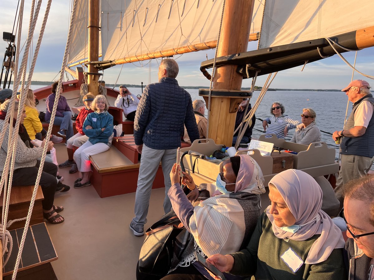 SailingHeals's tweet photo. Sailing Heals' first sail of 2022 happened this week! We had a great group of people on board @SchoonerFame! It's great to be back on the water. Cancer patients &amp; caregivers are invited to join a free sail this year. Link in bio. #sailingheals #cancersupport #salem https://t.co/u0pFdgrTr1