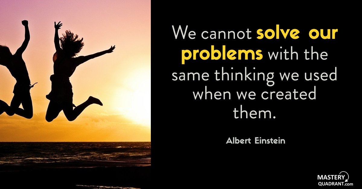 MasteryQuadrant's tweet photo. A nice #quote related to mastering #Dealing With Issues by Albert Einstein #inspirationalQuote #ProblemIssues https://t.co/8tPVmqCJmj