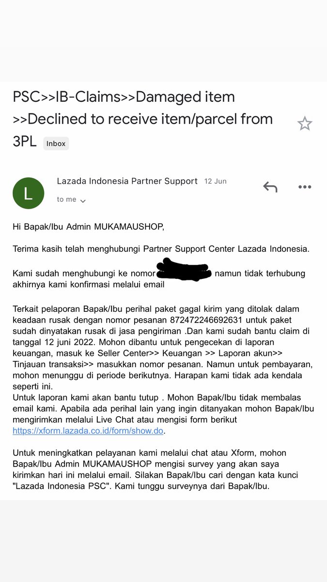 WWryya's tweet photo. gue cuma mau uang gue dibayar supaya gue bisa mulai jualan lagi walau gak di @LazadaID its okay, dan mohon ke lazada agar menepati apa yg sudah di tuangkan di email persetujuan klaim gue, di email itu jelas kalian sudah menyelidiki dan hasil nya klaim gue disetujui. https://t.co/3PvU77uLuT