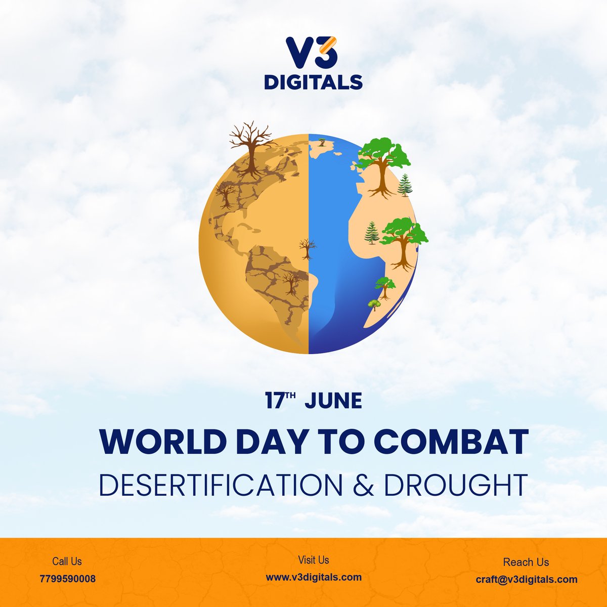 V3digitals's tweet photo. We may be small, but together we can make a difference. Let’s all do our part to fight #DesertificationAndDroughtDay on #WorldDayToCombatDesertification.
#v3digitals #friday #DroughtDay #WorldDaytoCombatDesertificationandDrought https://t.co/ZaTaMmCnTU