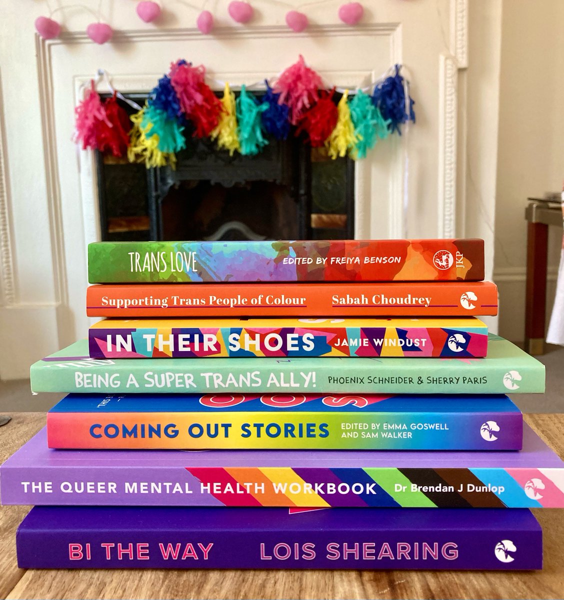 JKPBooks's tweet photo. Build a Pride stack as lovely as this one with our 25% discount code JKPPRIDE25 🌈

Only 12 days left to make the most of this special offer! Head on over to https://t.co/mUTUU99nue to grab your copies 📚

#PrideStack #PrideStackChallenge #LGBTQIABook #LGBTQIAReads #PrideReads https://t.co/4bld3OhDI5