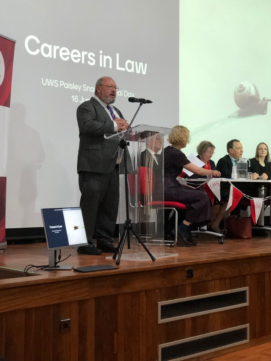 UWS_SBCI's tweet photo. We invited students and teachers from different schools in the #westofScotland to an event yesterday, at the @UniWestScotland. Excellent event with a panel discussion on legal career paths, an interactive #MiniTrial, and a presentation by The Law Society of Scotland. https://t.co/SsEe12Ki8O