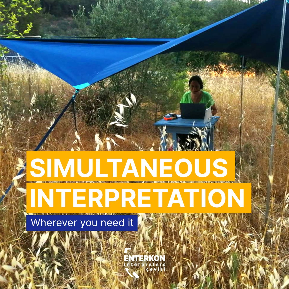 Enterkon's tweet photo. Her nerede ihtiyacınız olursa olsun çeviri hizmetimizle yanınızdayız.
Simultaneous interpretation wherever you need it.
#1nt #xl8 #rsi #enterkon #simultaneousinterpreter #simultaneous #interpreting #languageservices #translationservices https://t.co/zXjzll1o8N
