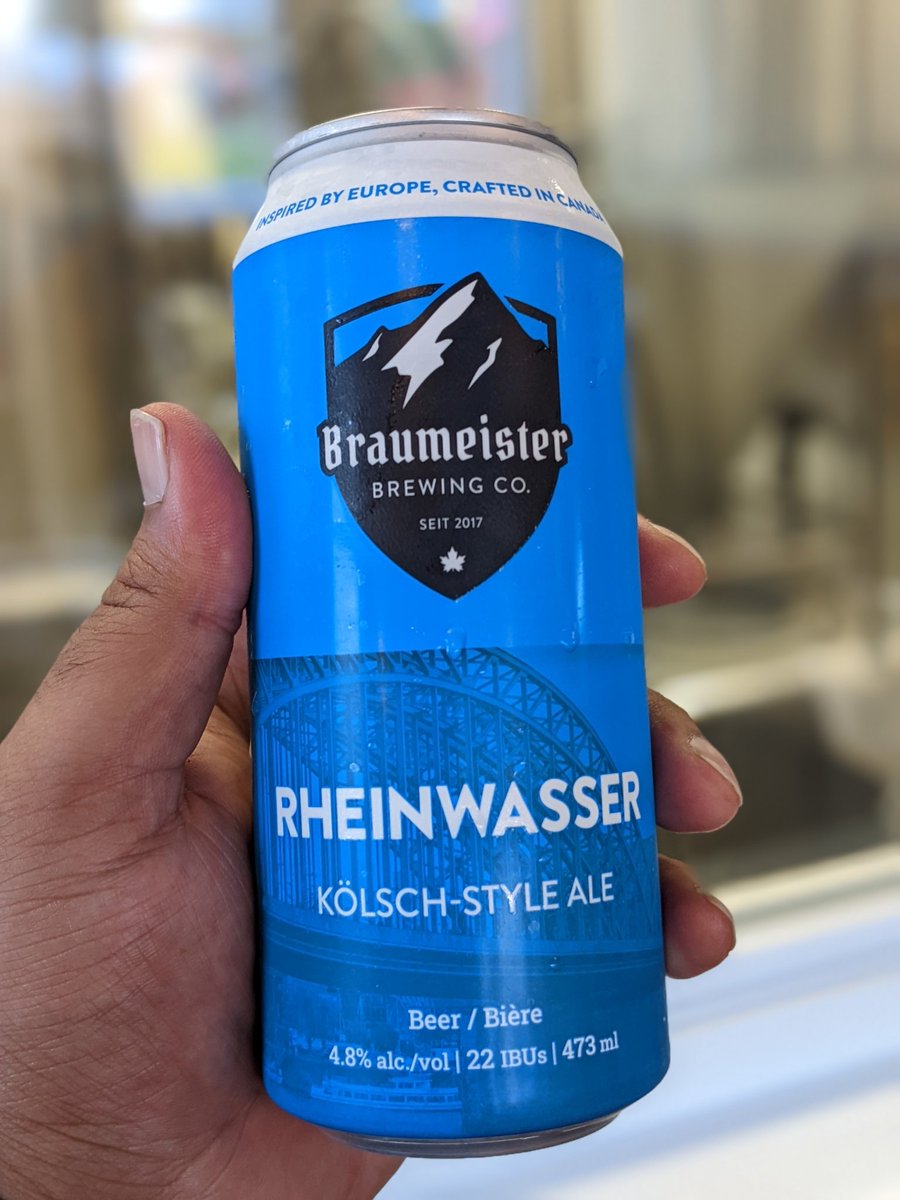 BraumeisterBeer's tweet photo. IT'S BAAAAAAACK! One of our most popular brews is back in cans and on tap just in time for Father's Day weekend! https://t.co/TaQfiEm7OA