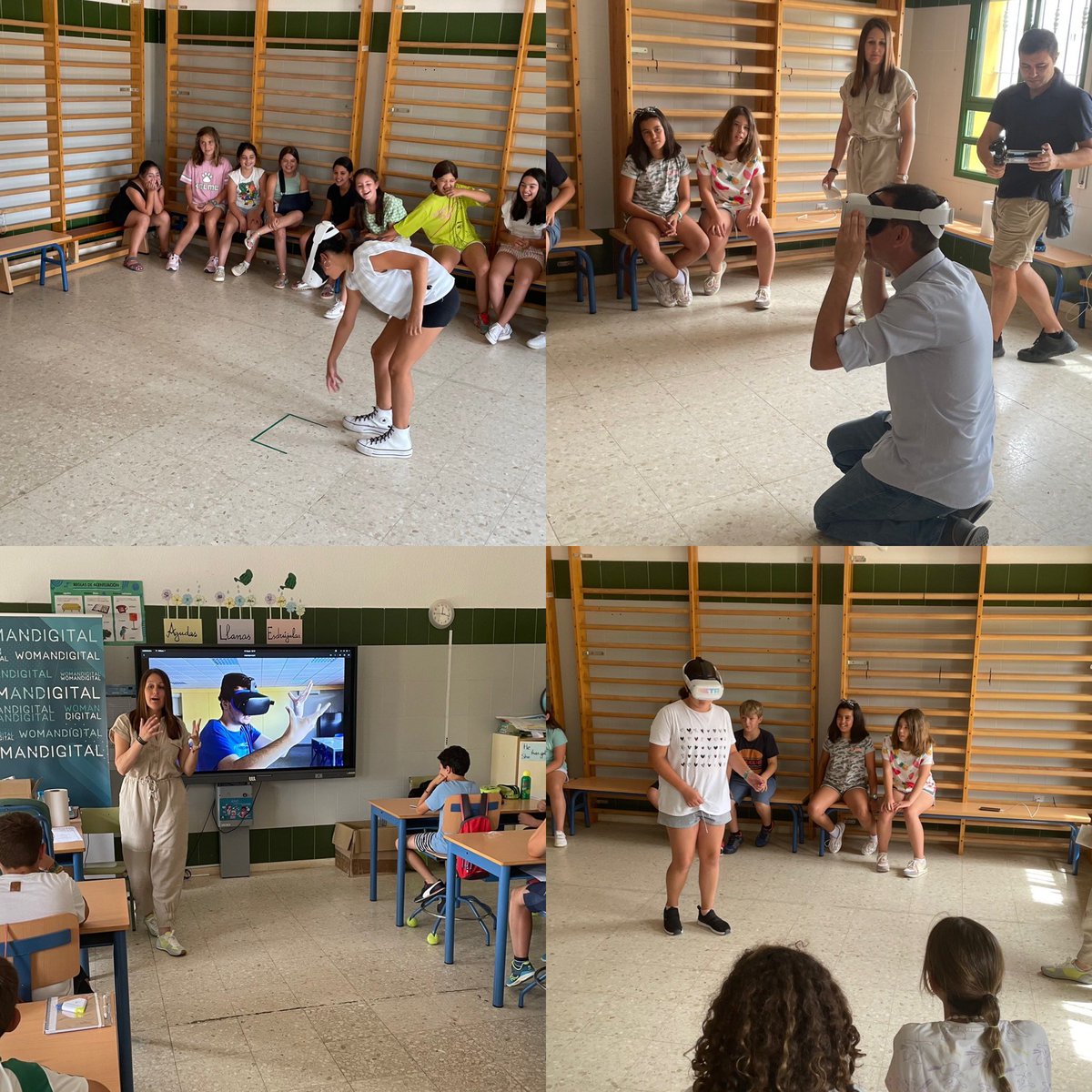WomANDigital_'s tweet photo. Descubrimos cómo la #RealidadVirtual puede ayudarnos a aprender dejando a un lado la diferencia de capacidades
Todo con @mariajesusga2 y #MiniFunKids 🔝en #WDDay en #CeipLosMolinos #ValverdeDelCamino #Huelva
3️⃣2️⃣1️⃣… Experimentando la igualdad de oportunidades https://t.co/FFM0LQSKhT
