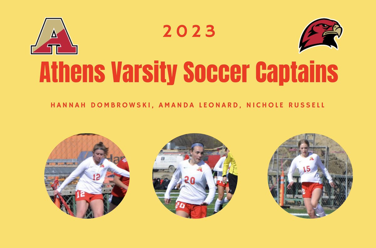 AthensSoccer's tweet photo. 🚨2023 Girls Soccer Captains 🚨
#gohawks https://t.co/o7JHkyvKod