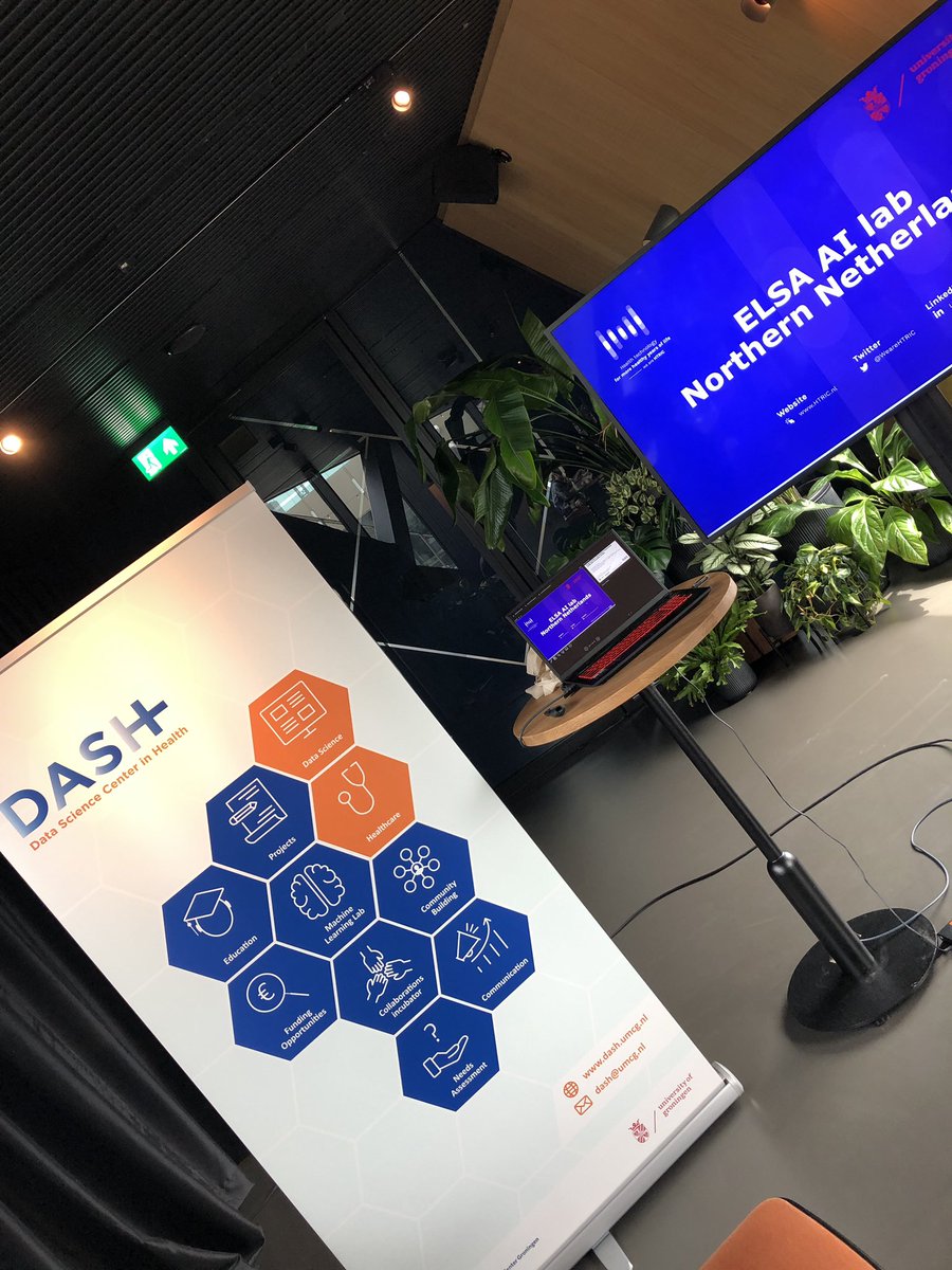 DASH_umcg's tweet photo. Our workshop @WeareHTRIC on ELSA AI Lab Northern Netherlands (#ELSANN) is about to start at NOK @forum_groningen. https://t.co/C7igJkrSXR