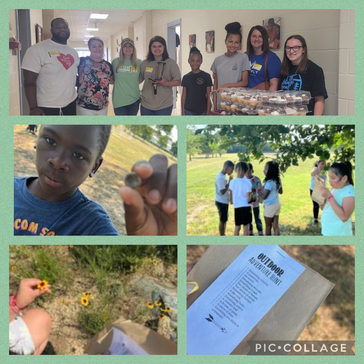 Shanda_Lauri's tweet image. #CampReadALot 1st week of camp was a success @RockRestESNC Ss ended with an Outdoor Adventure Hunt. Our theme for the day was Neon &amp;amp; 👓'Our Future's So Bright'. We even had Camp 🧁 from @HeartForMonroe  #TeamUCPS #NCSummer2Excel @AGHoulihan @SusanRodgersS4 @Renee_McKinnon1