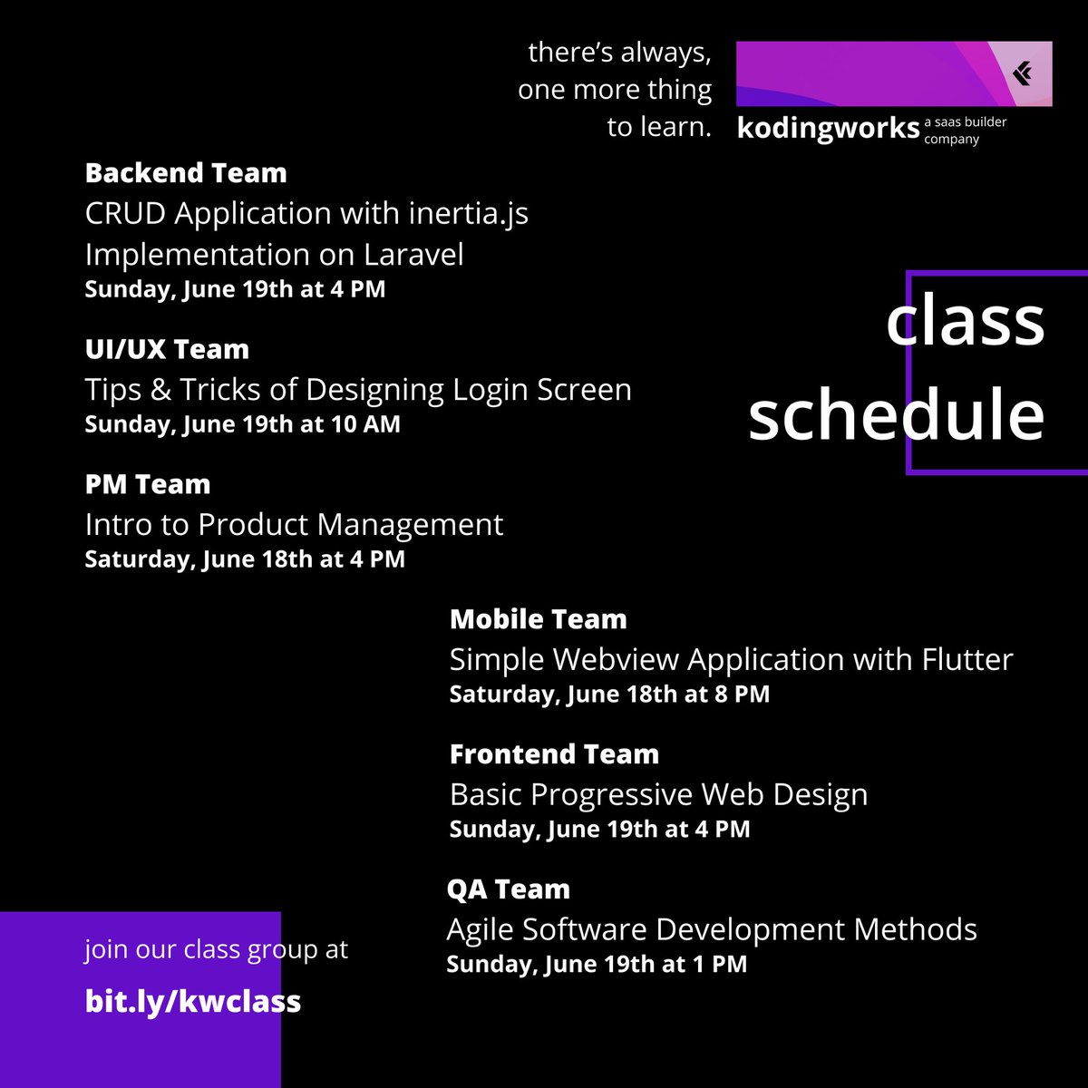 kodingworksio's tweet photo. KodingWorks Class✨✨✨

Join our Group at https://t.co/nholhXKCek for more information and detail class every week.

#learn #frontend #backend #flutter #golang #nodejs #uiux #react #kodingworks #class #freeclass #onlineclass https://t.co/ZKw5HUHOKb