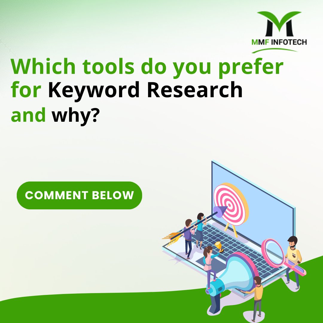 mmfinfotech's tweet image. Keyword research sits at the heart of any SEO strategy. As such, you can’t rely on guess work – you’ll need the right tools to make the magic happen.
Comment Below which tools you prefer most for Keyword Research.
#keywordresearch #keywordoptimization #seokeyword