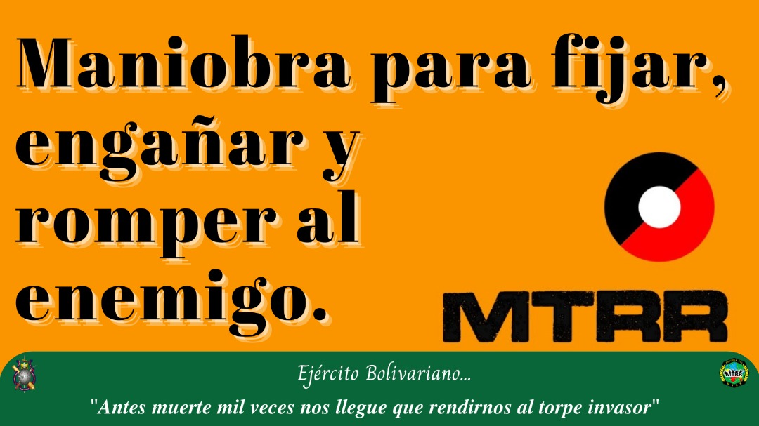 🇻🇪 #MTRR || Método Táctico de Resistencia Revolucionaria; no vacilaremos y no existirá fatiga alguna que nos impida neutralizar las amenazas de los enemigos que intenten socavar nuestra Libertad, Soberanía e Independencia.
#VenezuelaEnAzerbaiyán #Venezuela #FANB #17Junio