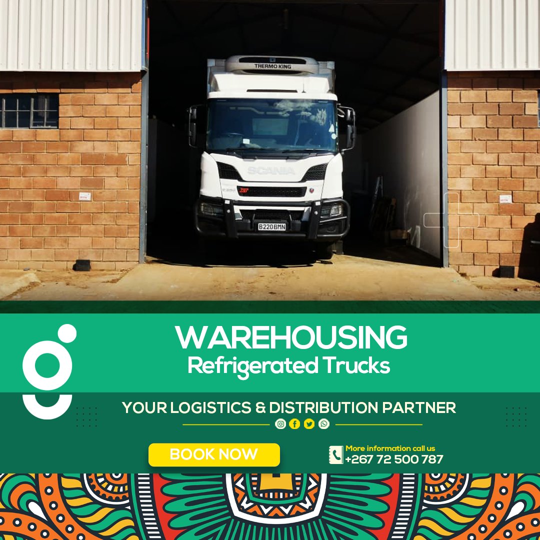 gubotrucks's tweet photo. Whether you are planning to build a comprehensive national supply chain, or simply needing to manage a seasonal inventory upsurge, we can help.๐๐
#GuboTrucks #Logistics #Distribution #BotswanaBrand #PushaBW #SupportLocal https://t.co/NZSUJrtIpM