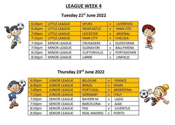 CrossgarYL's tweet photo. Back in action this week with round 4 of League fixtures being played.
CYL⚽️😀 https://t.co/9f4f2etNsz