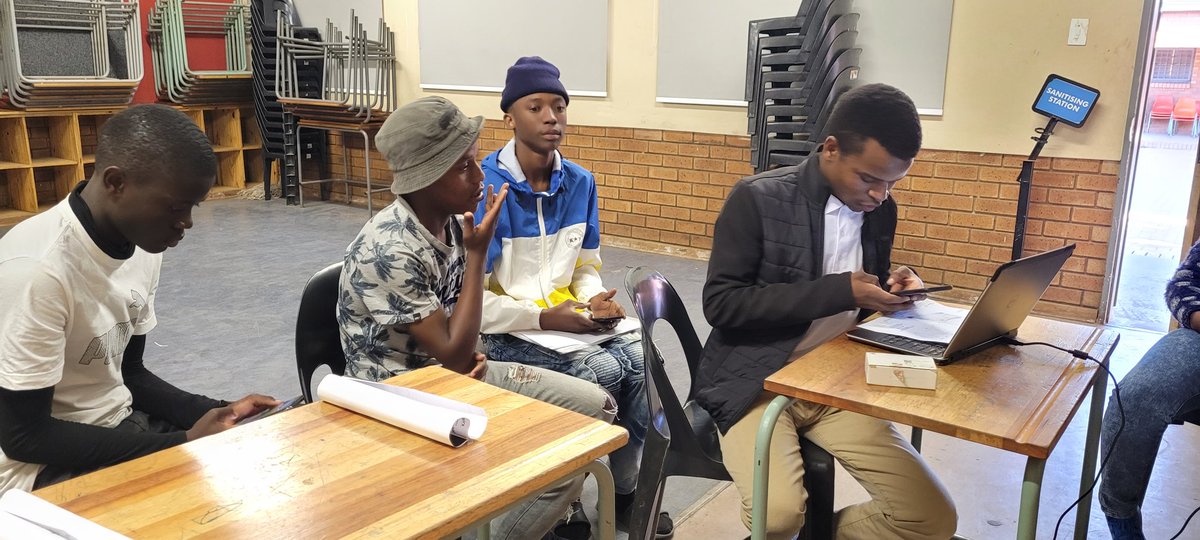MyAoC_SA's tweet photo. As part of our #YouthDay2022 commemoration, we donated 63 pairs of school shoes to learners of Palmridge Ext 6 Secondary School. And helped them with their university applications, applying for each learner at a minimum of 2 universities. https://t.co/ekgnHSdErv