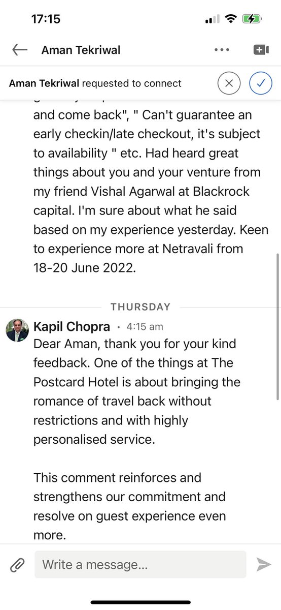 KapilChopra72's tweet photo. Call us anytime, we pick up &amp; customise your holiday. No check in &amp; check out times. Breakfast is when you wake up,even at 2 pm. Thank you,Aman,the comment makes our day.Welcome to the world’s highest ranked hotel group on https://t.co/McYjzBciQk.Welcome to ⁦⁦@PostcardHotel https://t.co/2RqECutelY
