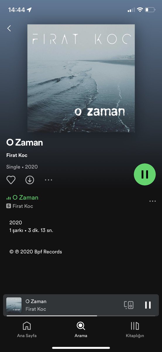 Yeni şarkım “o zaman” tüm dijital platformlarda yayında.