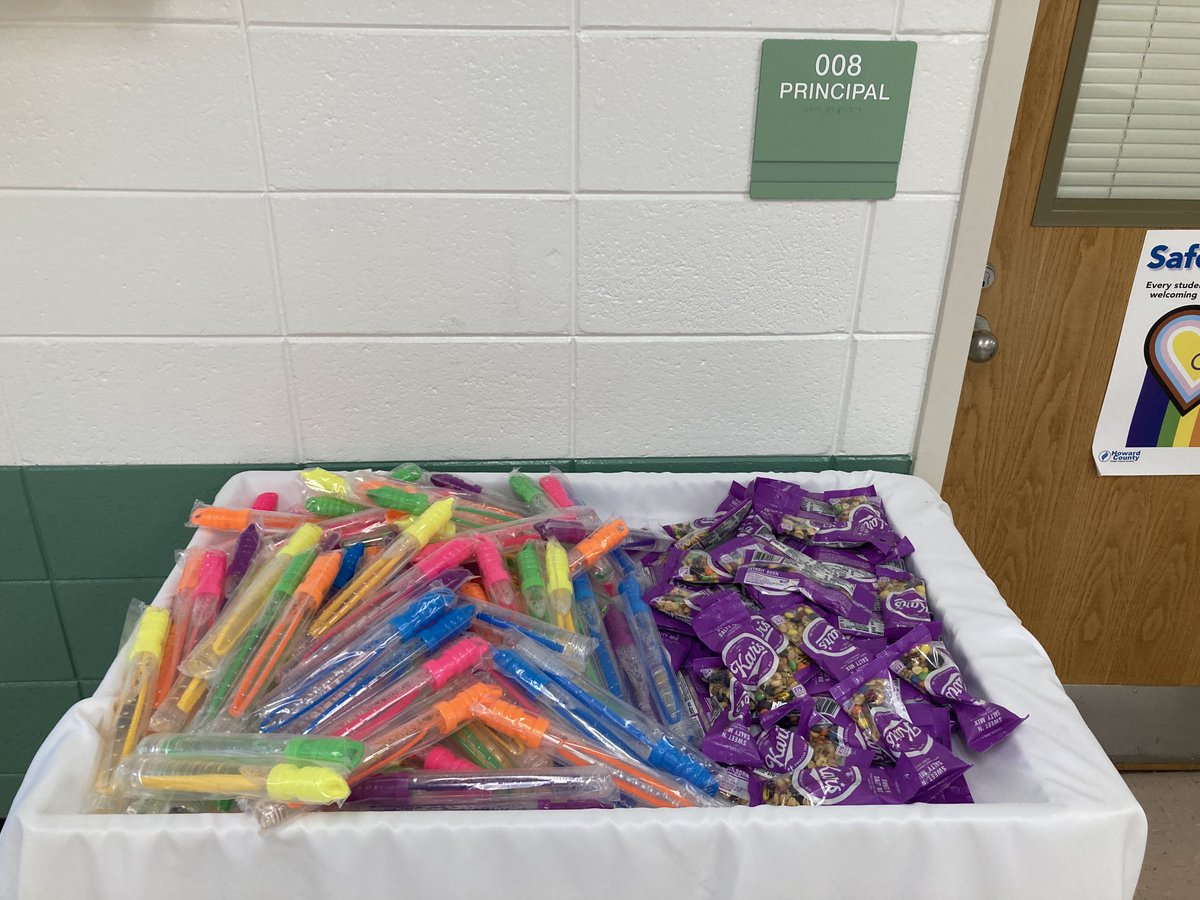 Ready to load our staff up on the goodies to send our students off to summer.