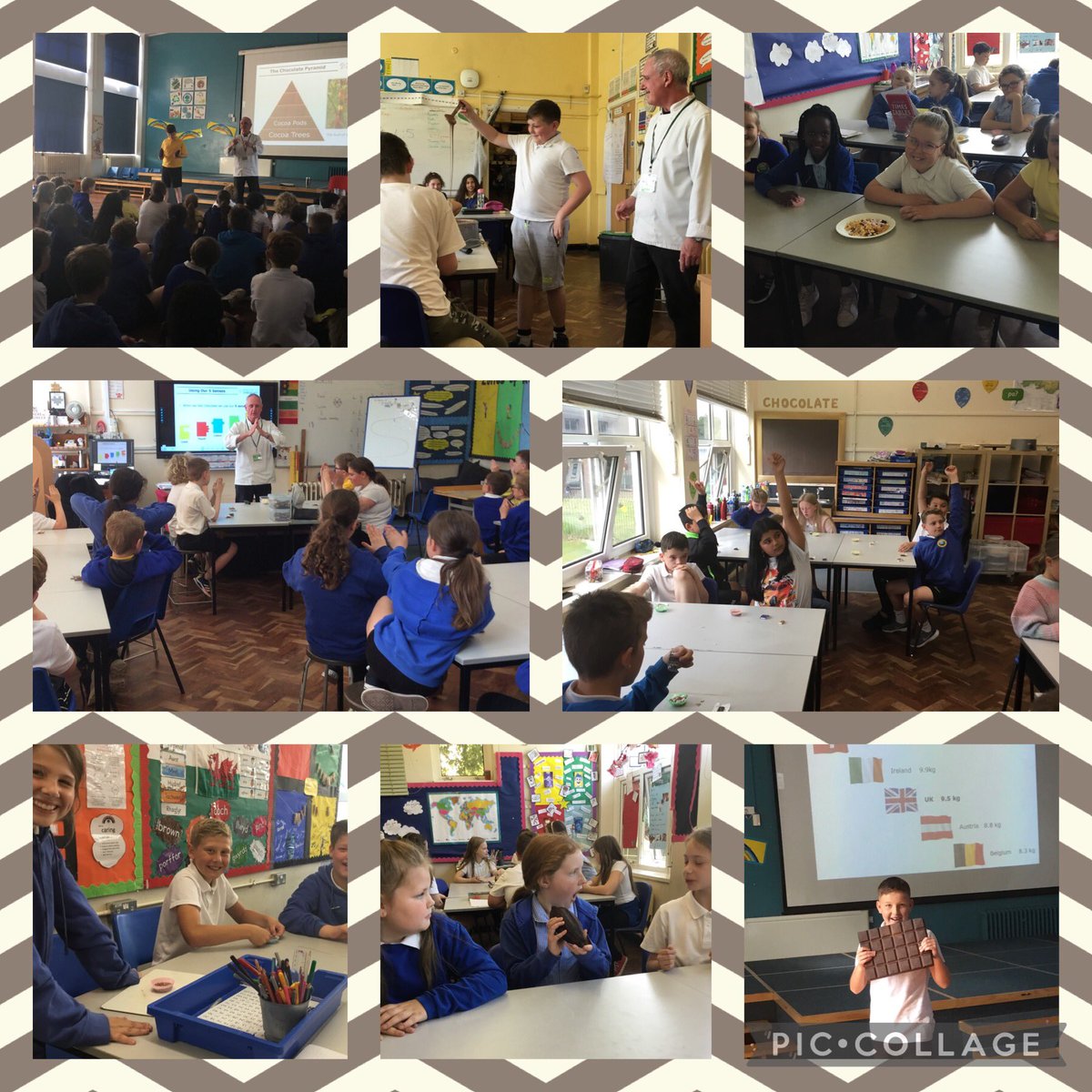 CrynalltPrimary's tweet photo. Thank you to @MinistryofChoc for our chocolate workshops this week. The Upper School had amazing time and learnt so much! 🍫🧑🏻🍳#crypHumanities https://t.co/Kmz0OCDB2Q