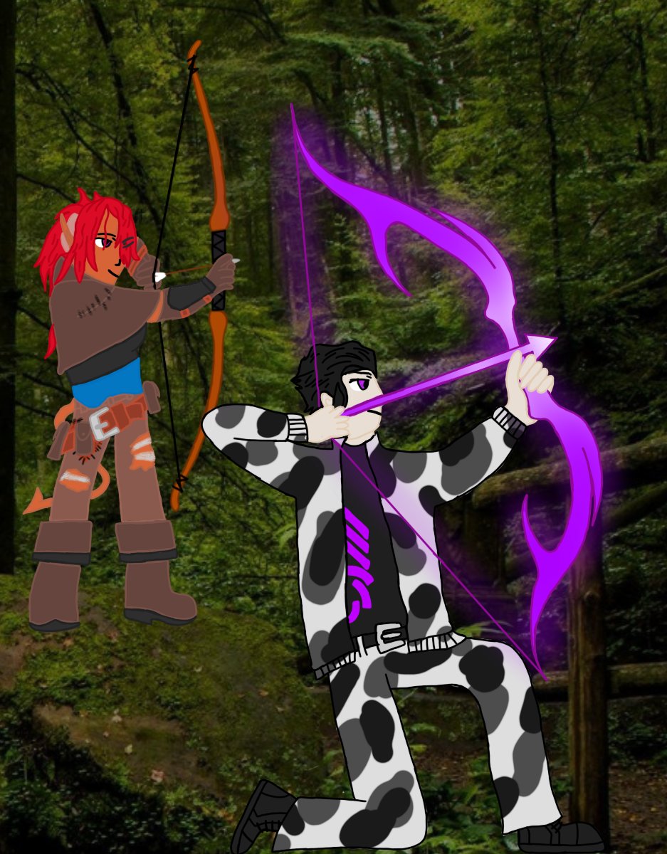 LoganMidnight's tweet photo. Final image for #SofiaJPT

Not all monsters can be fought alone, even with magic. An extra hand, or arrow, could always turn the tide of battle. https://t.co/4pWbwDVdUs