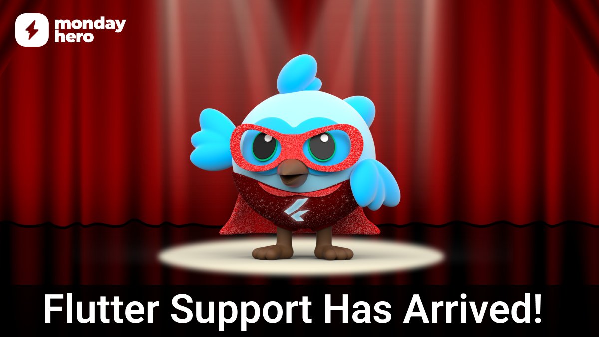 #Flutter support is now available in Private Beta 🎉 Creating mobile apps for both #iOS and #Android has never been easier 🥳 Start building with Monday Hero and #Google's UI toolkit 📱 Click now to get access! 
buff.ly/3N7WIqc
#lowcodetool