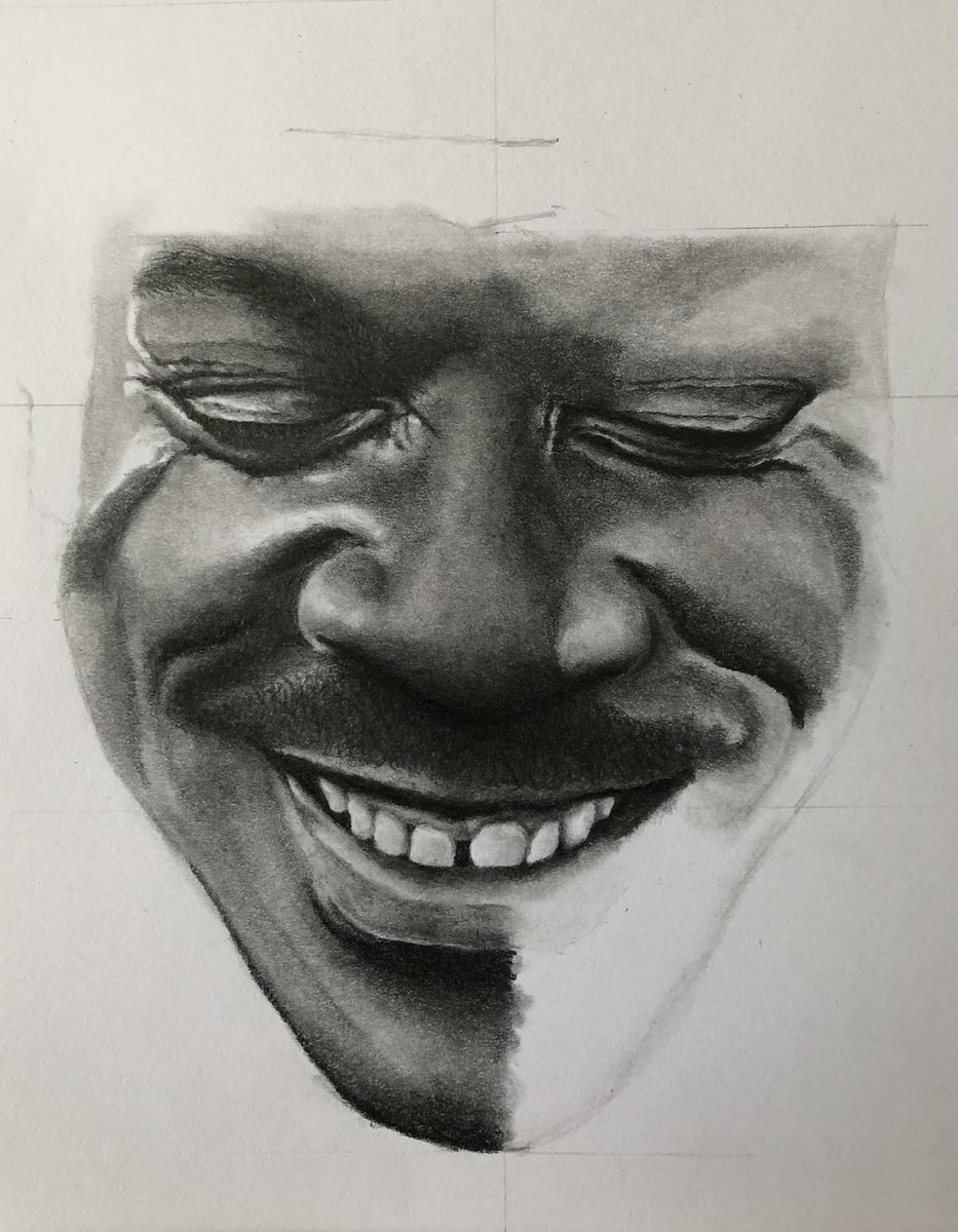 TamaraSouw's tweet photo. This is the fun part of drawing. When you start adding the final details on top of the first layers of shadows, and every fiber in your body is screaming: ‘Yesssss, that’s it!’ 😂 #fraw #drawing #portrait #Eddy #pencil #pencilart #Pencildrawing https://t.co/UfZaDjCPoH