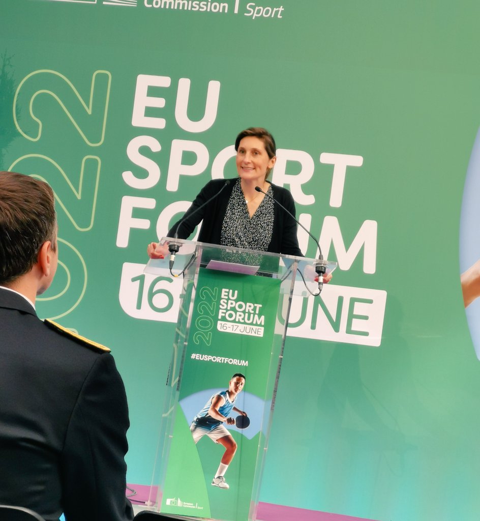 'Le sport doit être au cœur de notre société' 💬
Allocution de @AOC1978, Ministre des Sports et des JOP, ce matin à Lille en ouverture de la dernière journée du #EUSportForum 🇪🇺