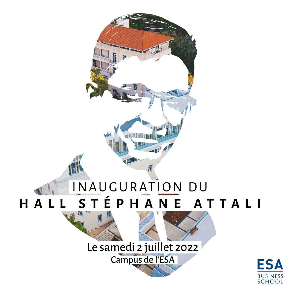 ESABeirut's tweet photo. En hommage à son ancien Directeur Général, trois ans après sa disparition, l'ESA Business School vous invite à l'Inauguration du Hall Stéphane ATTALI, le samedi 2 juillet 2022 de 10h à 12h sur le Campus de l'ESA.

Confirmation obligatoire avant le 28 juin: https://t.co/T0zHm25s4q https://t.co/fTLT6idcSv