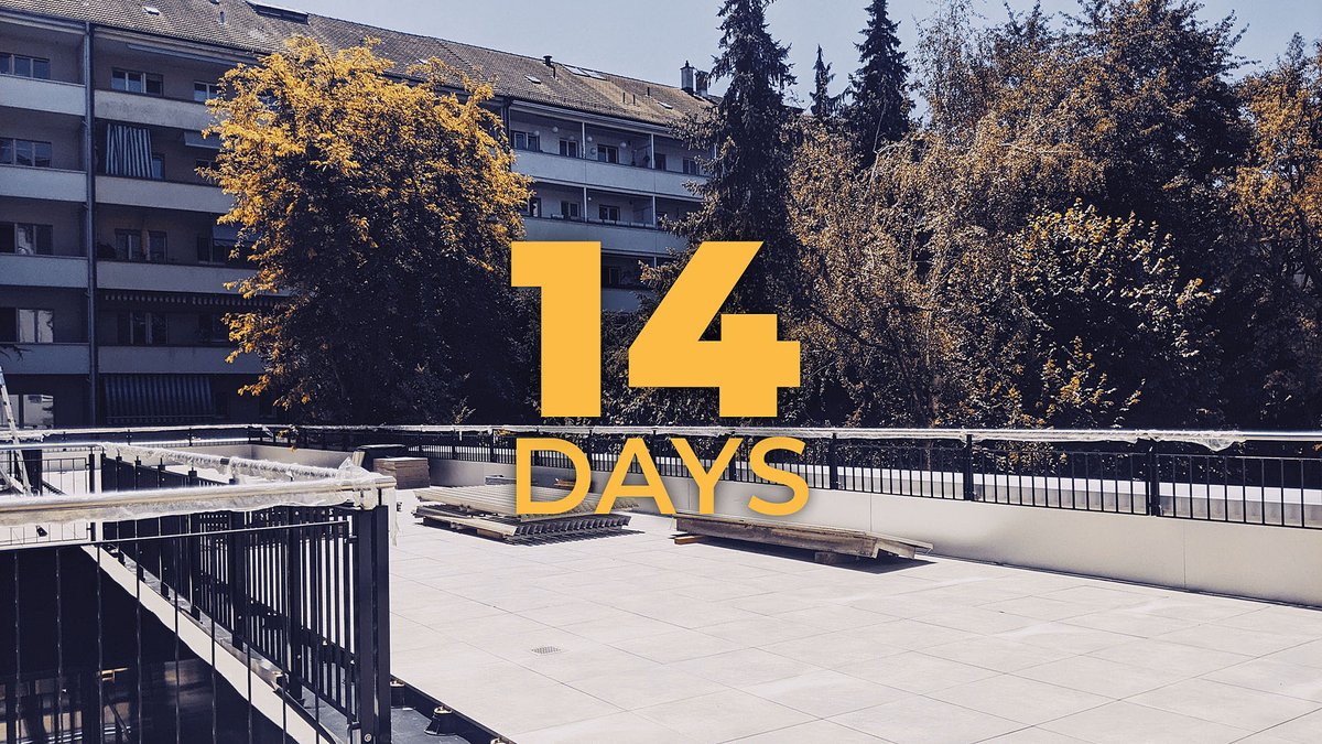 With great weather like today, we are especially looking forward to the beautiful #terrace of our new #coworking space #Basel Rosental. Only 14 #days until the #opening: westhive.com/ch/en/location…