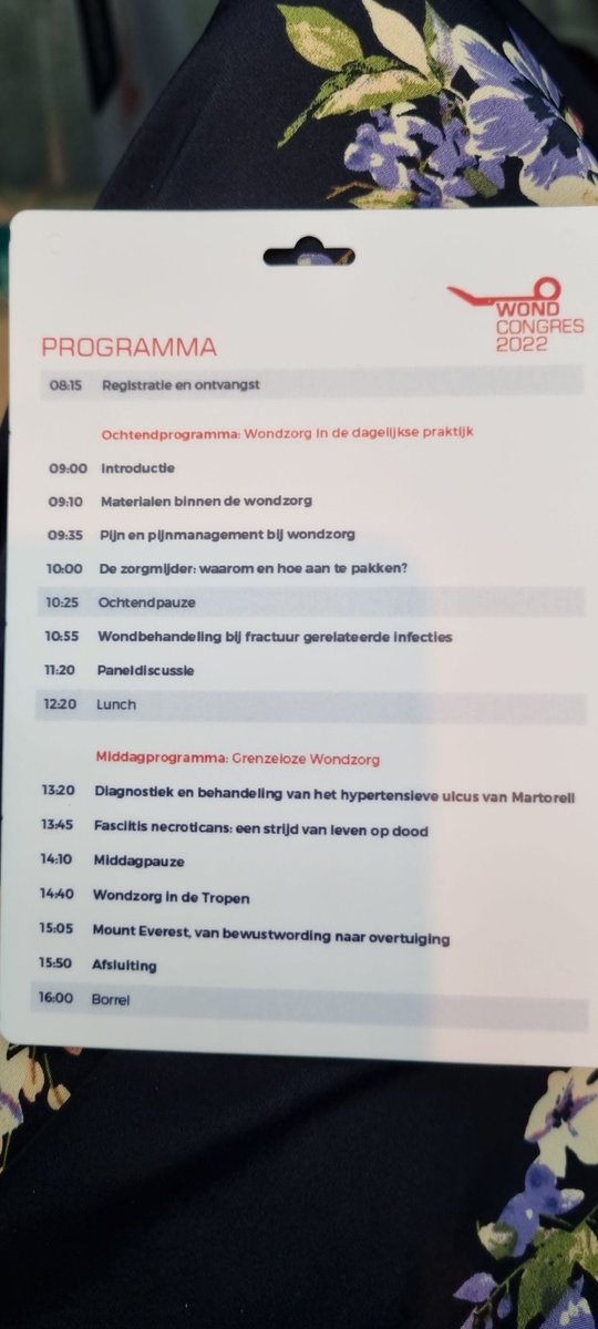#wondcongres Rotterdam.  Het belooft weer een gezellige leerzame dag te worden.