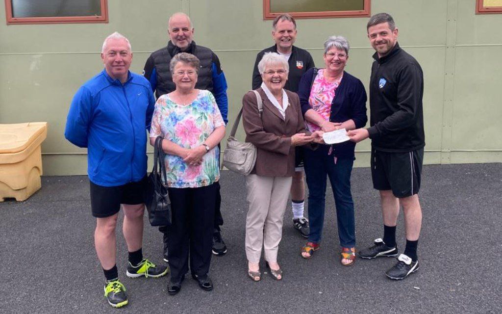 BannLegends's tweet photo. Was our absolute pleasure to be able to present last night the ladies from Banbridge VIP Club with a cheque for £2300.
Our largest donation to date. Great to see the local community supporting a local charity. Thank you.
https://t.co/N266Tktapo https://t.co/LiHcJxqlaw