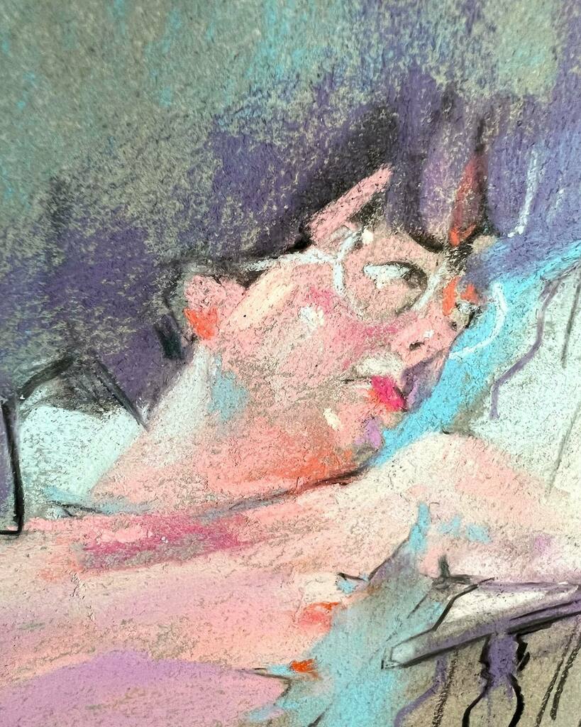 Elizabeth Becomes a Chair.
.
@drinkanddrawberlin 
.

#artoftheday #illustragram #figurestudy #artspotlight #artfine #figurative #lifeofanartist #maleform #makeart #draweveryday #arthabit #stylized ⁣
#sketch_dailydose #skechdaily #sketch_daily #artsha… instagr.am/p/Ce5dVt_KK37/