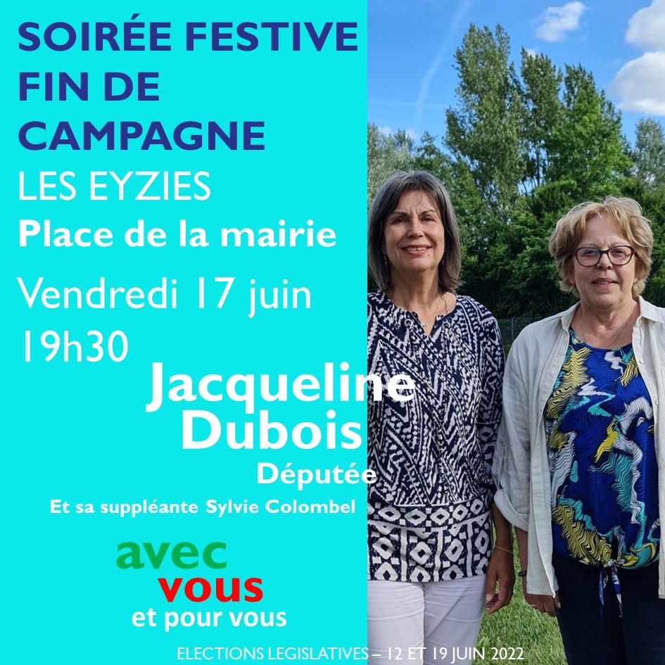 Rendez vous ce soir aux Eyzies ! #legislatives2022 #MajoritePresidentielle
