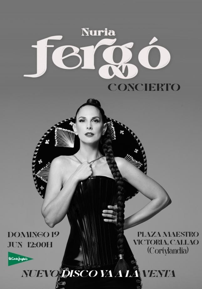 <a href="/NURIA_FERGO/">Nuria Fergó</a> ya estamos casi listxs para vernos este Domingo en #Madrid 
#ConPermiso #LaFergó #nuriafergó #artista #mexico #rancheras #elcorteingles #clubdefansoficialnuriafergo