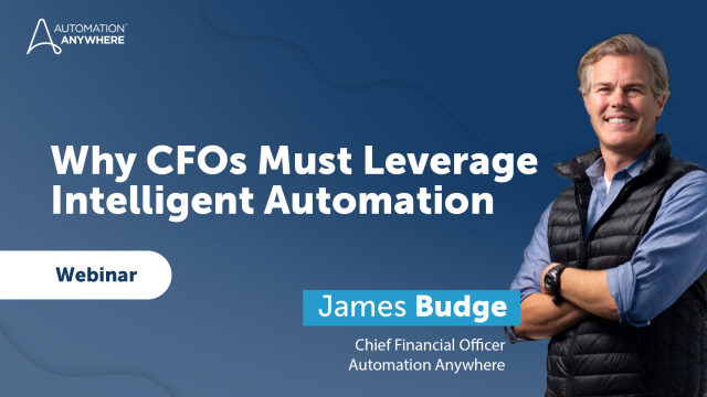 Michael_W_Weiss's tweet photo. Join this webinar with @AutomationAnywh CFO, James Budge. James will highlight the most relevant trends that should be top of mind for every enterprise CFO. #RPA #Automation #Finance https://t.co/o6Ej08cFW4 https://t.co/xc9AN9YpNe