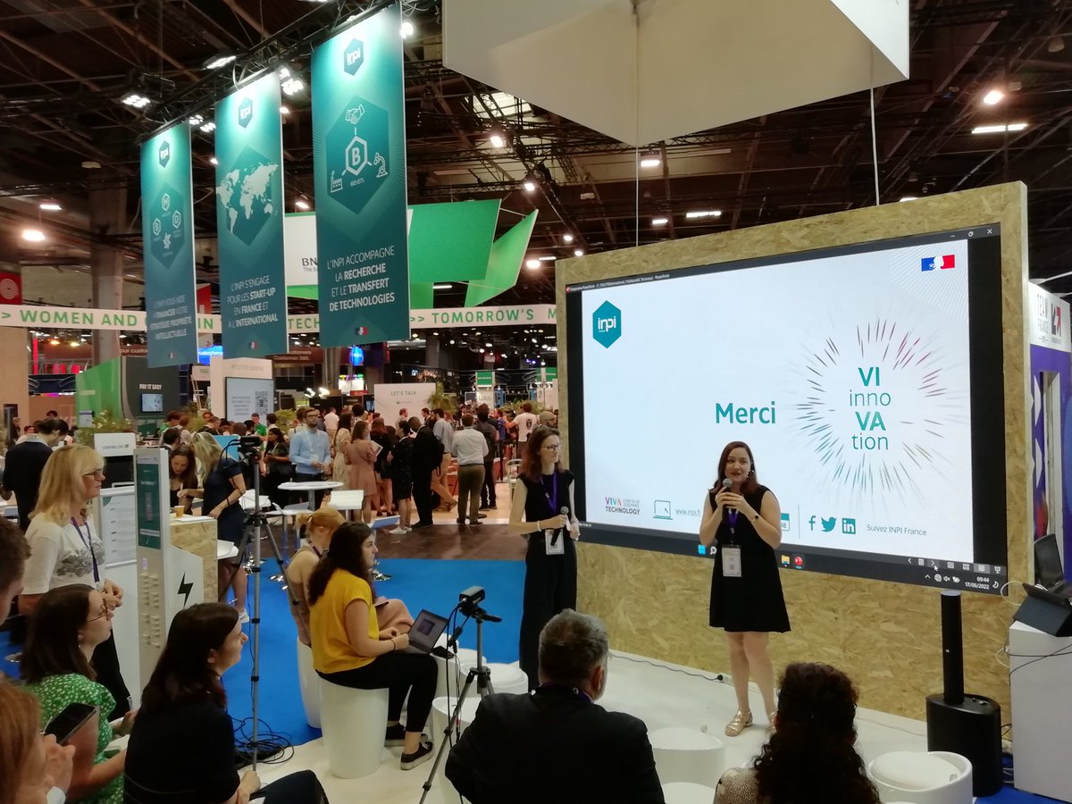 Retrouvez-nous sur le stand J27 pour parler innovation !
<a href="/INPIFrance/">INPI France</a> #VivaTech #VivaTech2022
