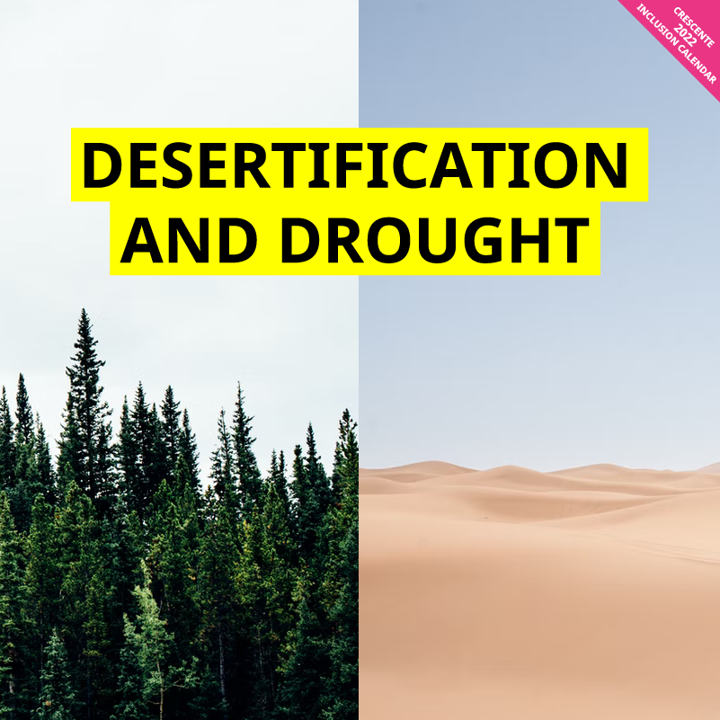 Desertification and Drought Day is held on the 17th of June every year.

Its purpose is to raise awareness of the presence of desertification and drought, highlighting methods of preventing desertification and recovering from drought.

#earth #planet #savetheearth