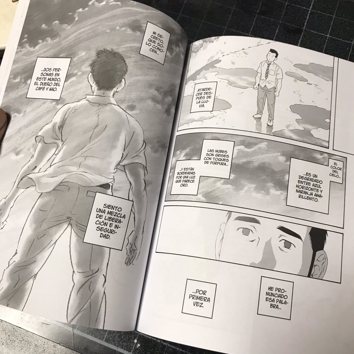 『僕らの色彩』スペイン語版(Nuestros Colores)1巻の著者見本が到着。日本語版と同じく全3巻の構成ですが、判型はひと回り大きなA5版。売れるといいな♪🇪🇸🏳️‍🌈 