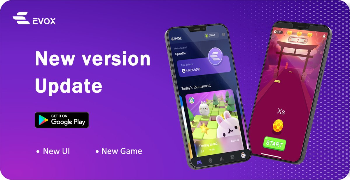 EVOX_DAO's tweet photo. The new version of #EVOX will be officially updated today! Plus, we have good news to announce!

Next we will:
✅Open OG and WL events.
✅Announce the details of NFT PASS.
✅Publish the whitepaper.

100❤️ on this tweet, 1 WL #giveaway!

#NFT #Giveaways #NFTGame #P2EGame https://t.co/Vbz4gc4yAs