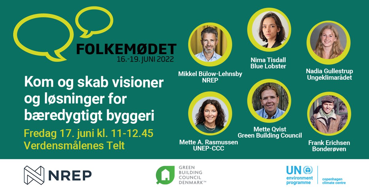 Vi har brug for alle parters hjælp, når byggebranchen skal gøres bæredygtigt! ♻️🌍
Kom med og del din vision og løsningsforslag! <a href="/Folkemoedet/">Folkemødet #fmdk</a> #fmdk #FMDK22 #dkbyg